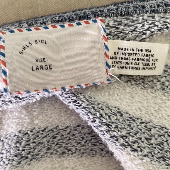 Anthropologie Postmark Ginny Striped & Floral Tunic Top - L - Picture 10 of 13